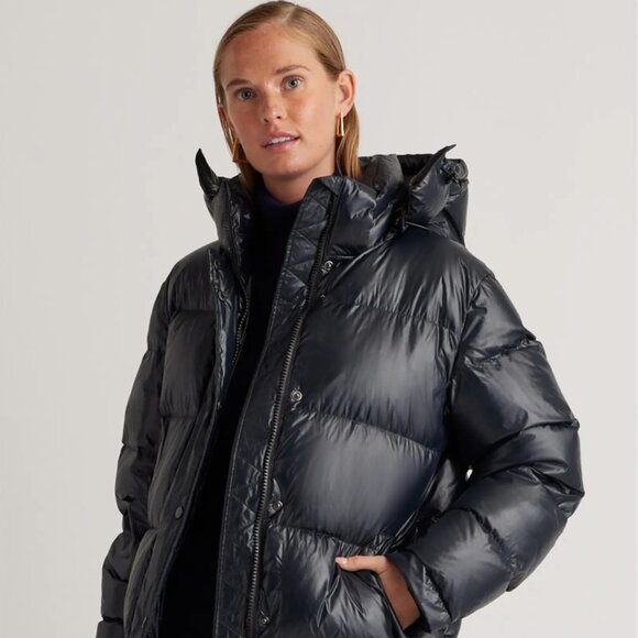 Quince Responsible Down Long Puffer Jacket - MEDIUM - Picture 3 of 7